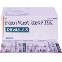 Box of generic Enalapril 2.5mg Tablet