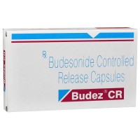 A box of Budesonide 3mg Capsule