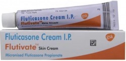 Box and tube of generic Fluticasone Propionate 0.05 % Ointment 10gm