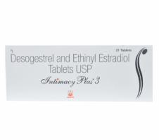 A box of Ethinyl Estradiol (0.03mg) + Desogestrel (0.15mg) tablets