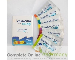 A box of generic Sildenafil Citrate Oral jelly 100mg