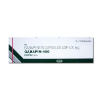 Box of generic Gabapentin 400mg capsule