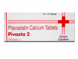 A box of Pitavastatin 2mg tablets. 