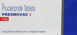 A box of Prucalopride 1mg tablets. 