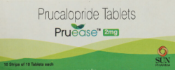 A box of Prucalopride 2mg tablets. 