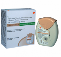 Trelegy Ellipta Inhaler ( 30 Doses ) - 0.1mg / 0.0625 mg / 0.025mg (92mcg/55mcg/22mcg) - BRAND