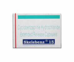 A box of Cyclobenzaprine (15mg) Capsule