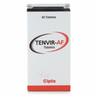 A box of Tenofovir Alafenamide 25mg tablets. 