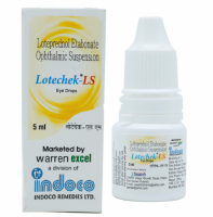 A dropper and a box of Loteprednol etabonate Eye Drops 