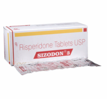 A box of Risperidone 3mg tablets. 