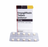 A box and a strip of Empagliflozin 10mg