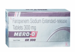 A box of generic Faropenem 300mg Tablet