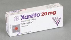 Box of Xarelto 20mg Generic version
