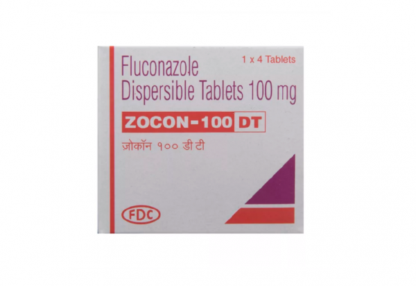 A box of generic fluconazole 100mg tablet
