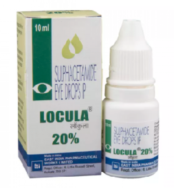 A box and a bottle of Sulfacetamide 20 %  Eye Drop of 10ml