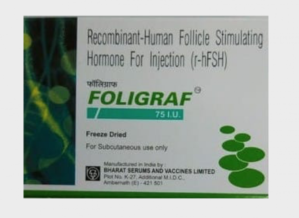 Follistim AQ 75 IU Injection (Generic Equivalent)