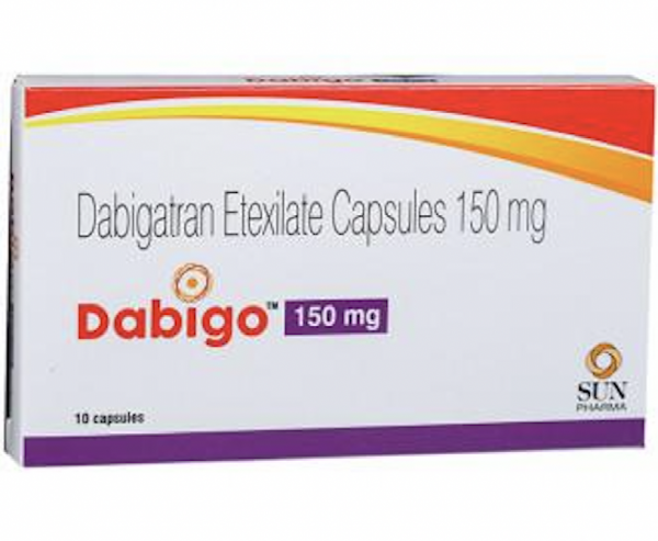 Box of Dabigatran Etexilate 150mg Capsule