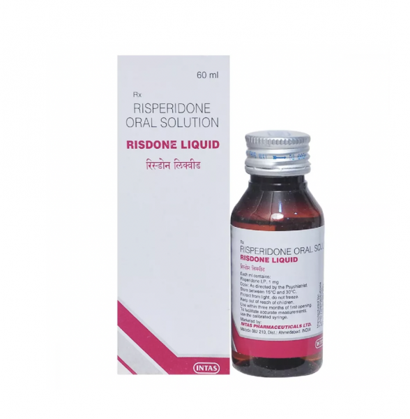Risperdal 1mg/mL Liquid 60ml Bottle (Generic Equivalent)