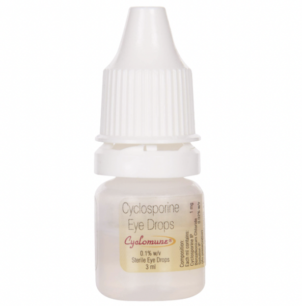 Restasis 0.1 Percent Eye Drops 3ml  (Generic Equivalent)