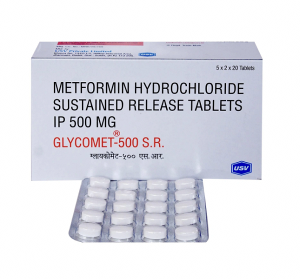 Box and blister strip of generic Metformin HCl 500mg XR tablet