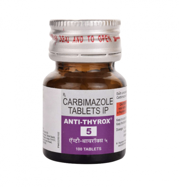 Carbimazole 5 mg Tablet (Generic Equivalent)