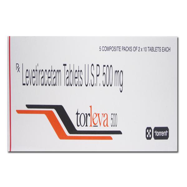 A box of generic Levetiracetam 500mg tablet