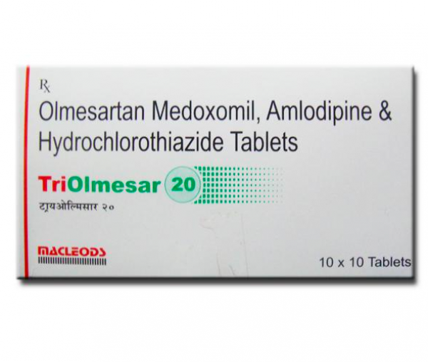 Tribenzor 20mg/5mg/12.5mg Tablet (Generic Equivalent)